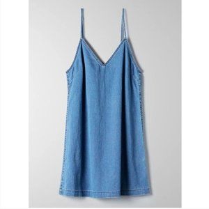 Aritzia Wilfred Free Vivienne Denim Mini Dress